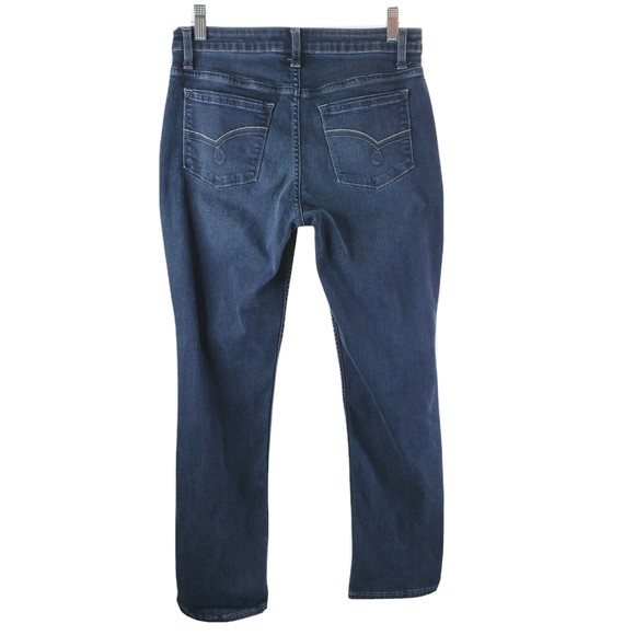 Riders by Lee Womens Jeans Size 6 Medium Midrise Straight Leg Dark Blue 30x27 - Picture 3 of 6
